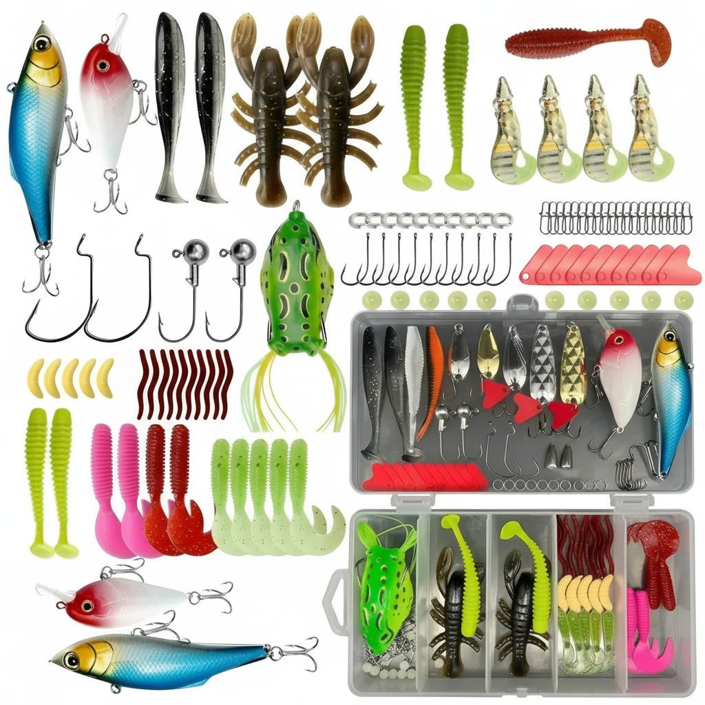 133Pcs Premium Fishing Lures T - Fishing Lure Jig 评论和价格
