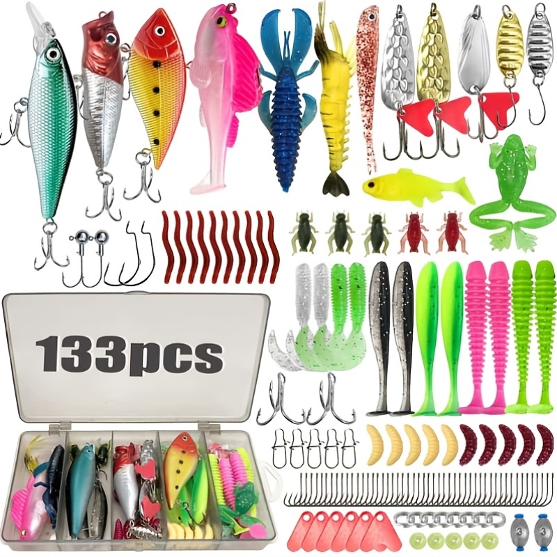 133Pcs Premium Fishing Lures T - Fishing Lure Jig 评论和价格