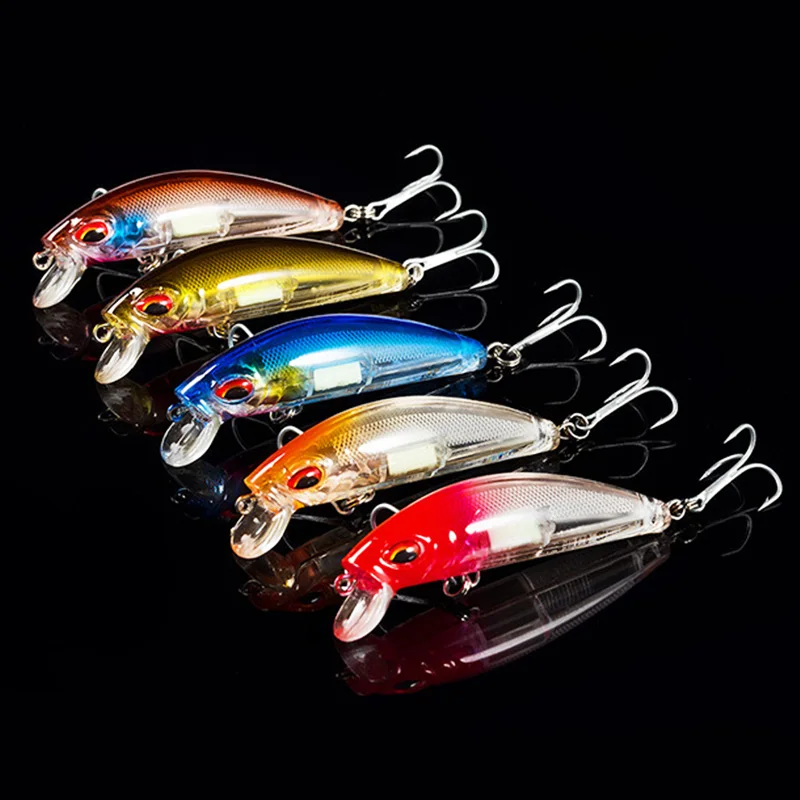 3D Eyes Luminous Minnow Fishin - Fishing Lure Crankbait 评论和价格