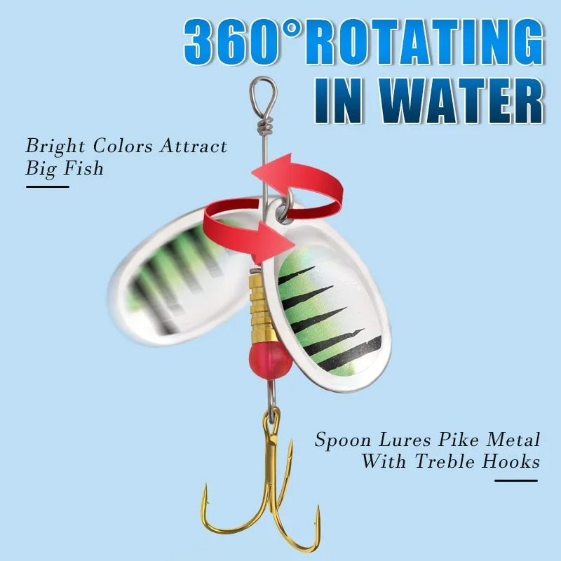 Newest Metal Spoon Spinner Fis - Fishing Lure Crankbait 评论和价格