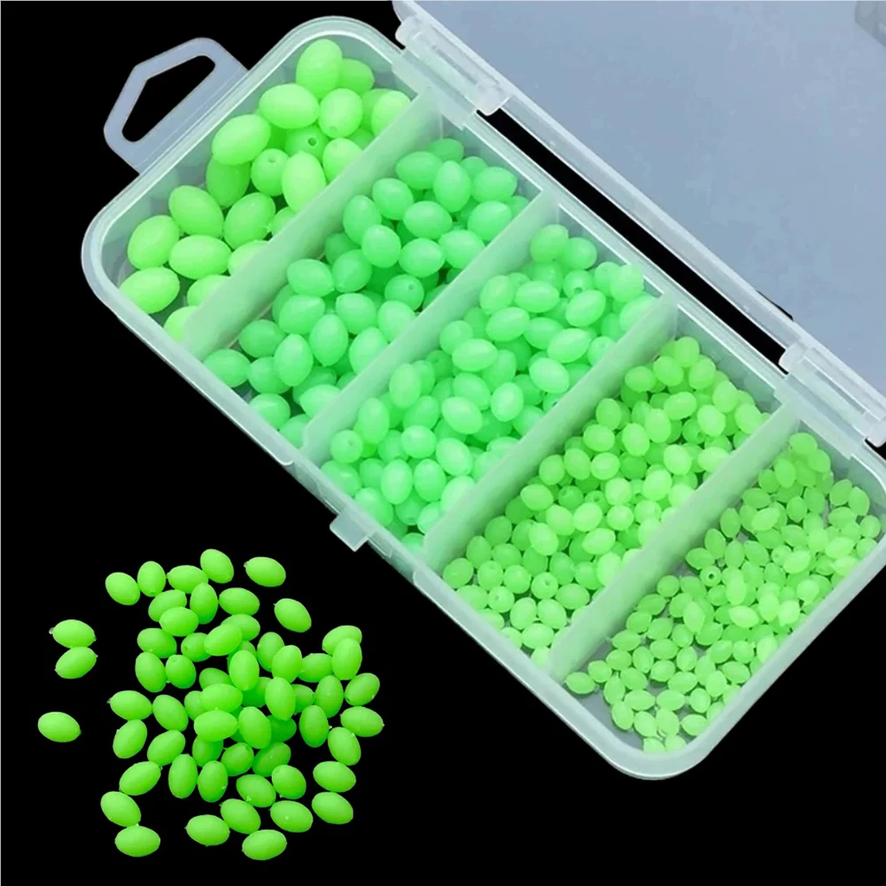 B 375Pcs/Set Night Luminous Fi - Fishing Lure Soft Plastic 评论和价格