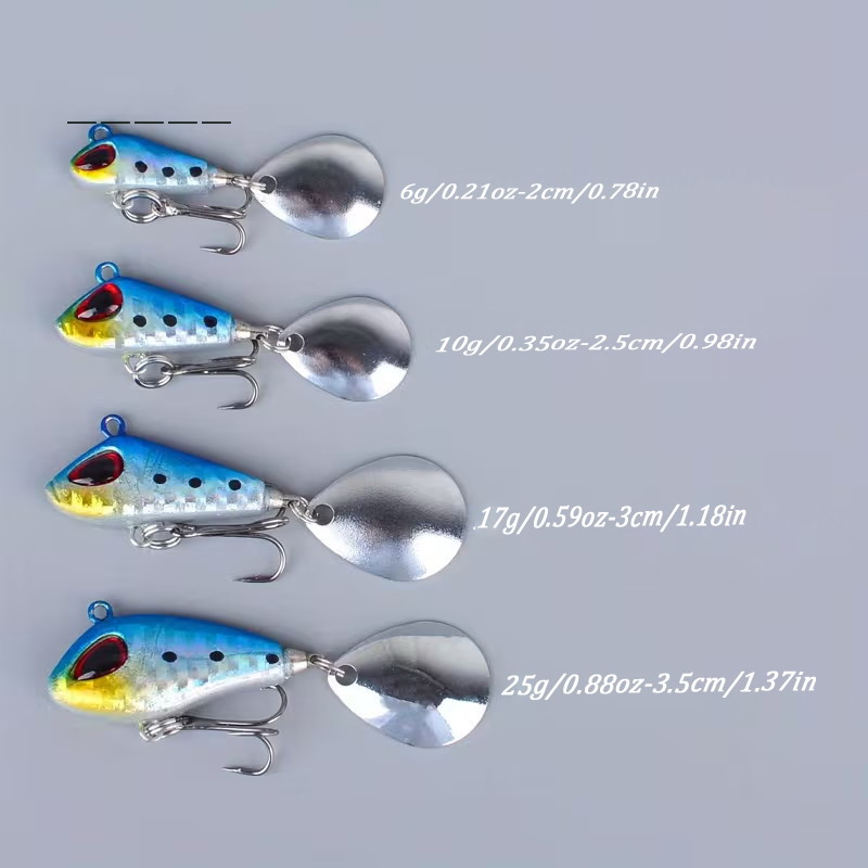 5/6pcs Mini VIB With Spoon Fis - Fishing Lure Crankbait 评论和价格
