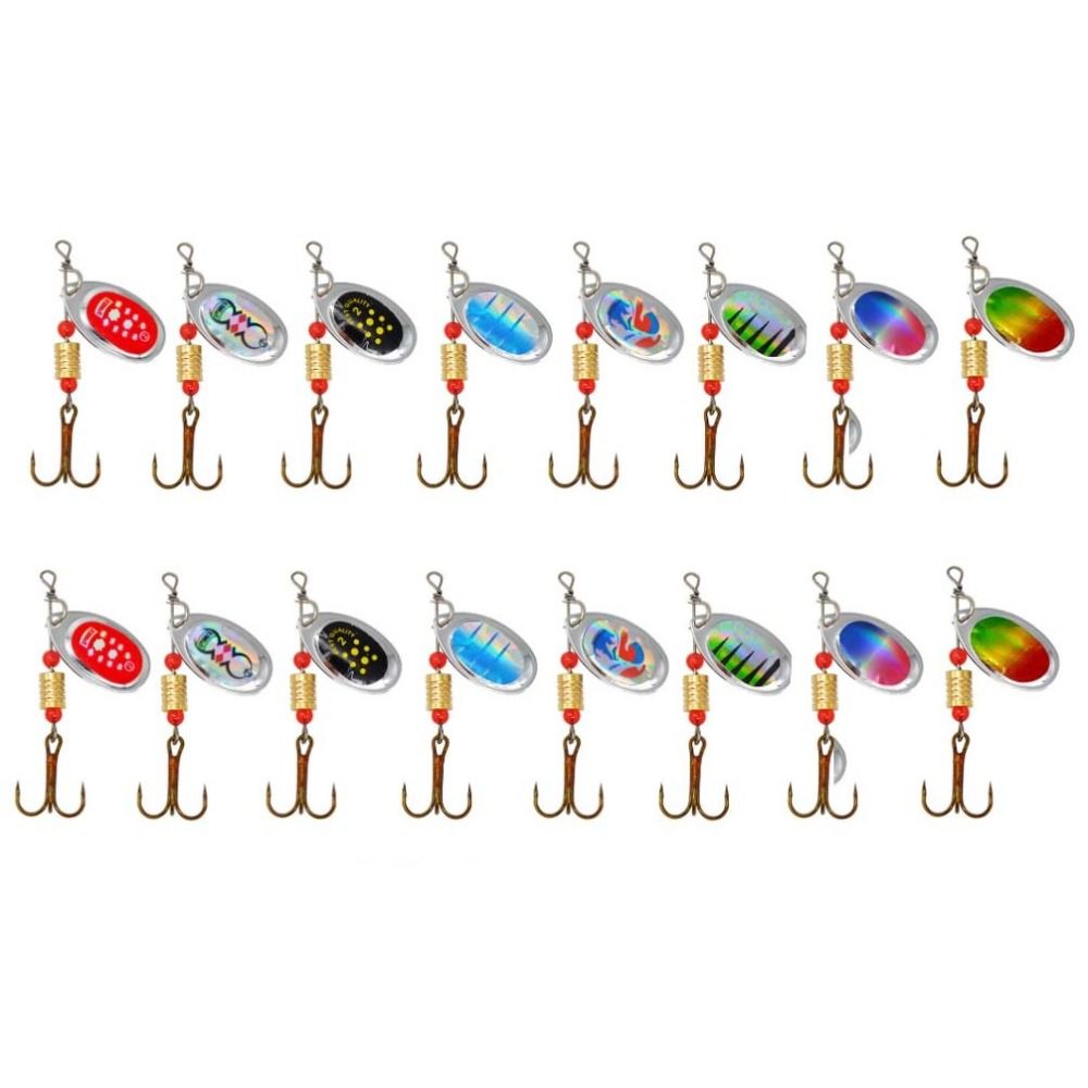 Rotating Glitter Spinners Fish - Fishing Lure Spinnerbait 评论和价格